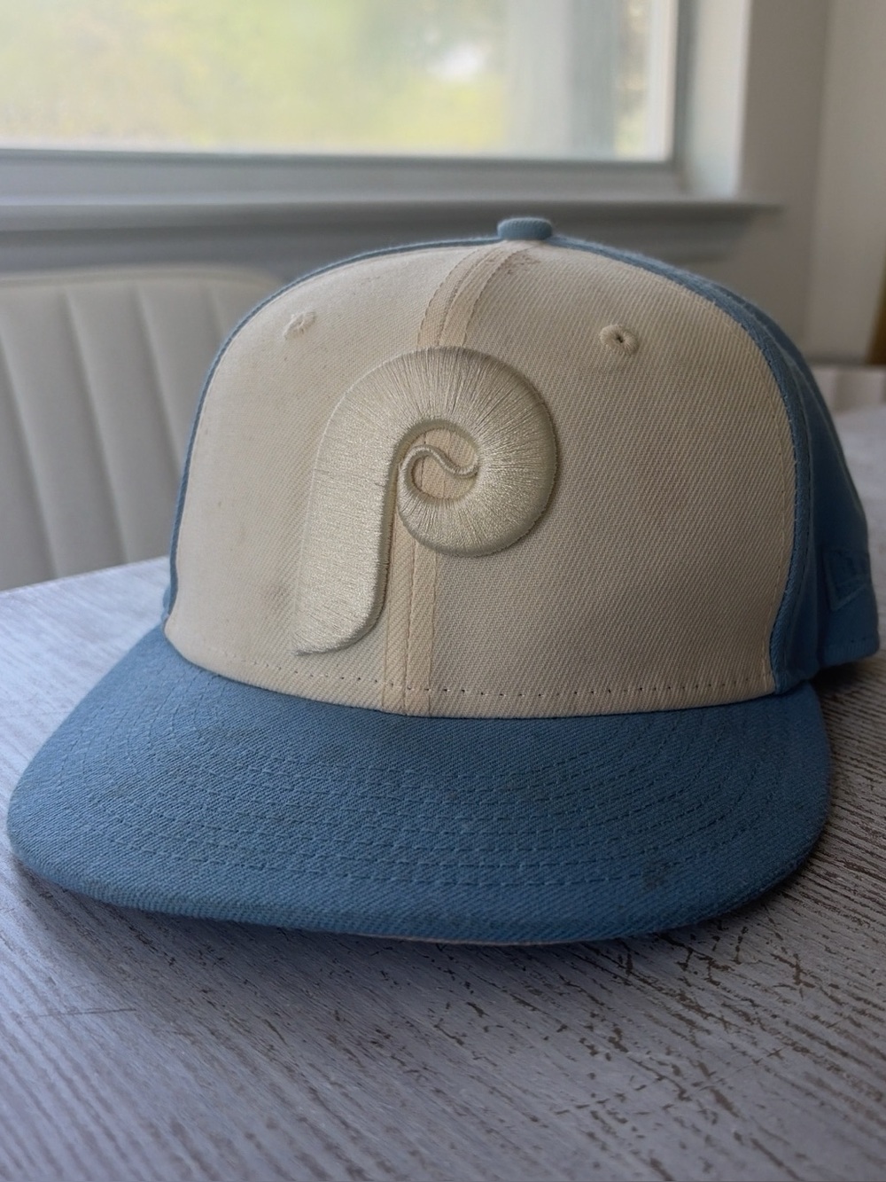 Cream and Light Blue Philadelphia Phillies World Series Hat